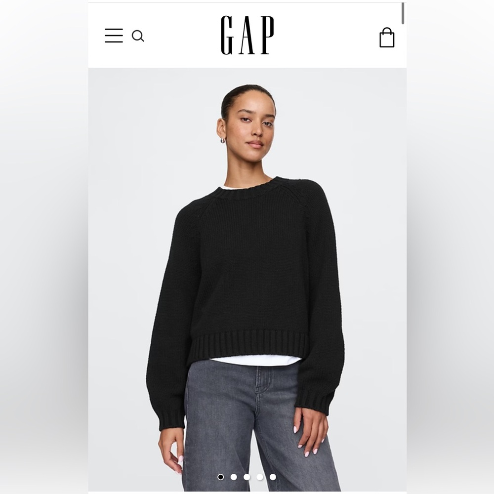 Gap Relaxed Balloon Sleeve Sweater